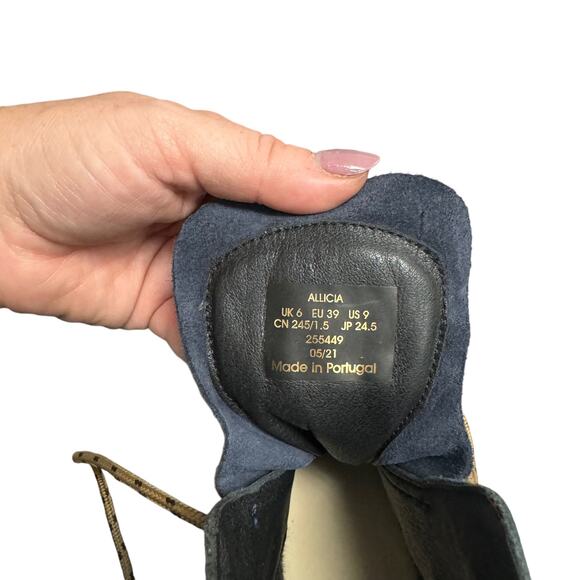 Ted Baker Allicia Black Lace Up Combat Boots - Picture 9 of 9